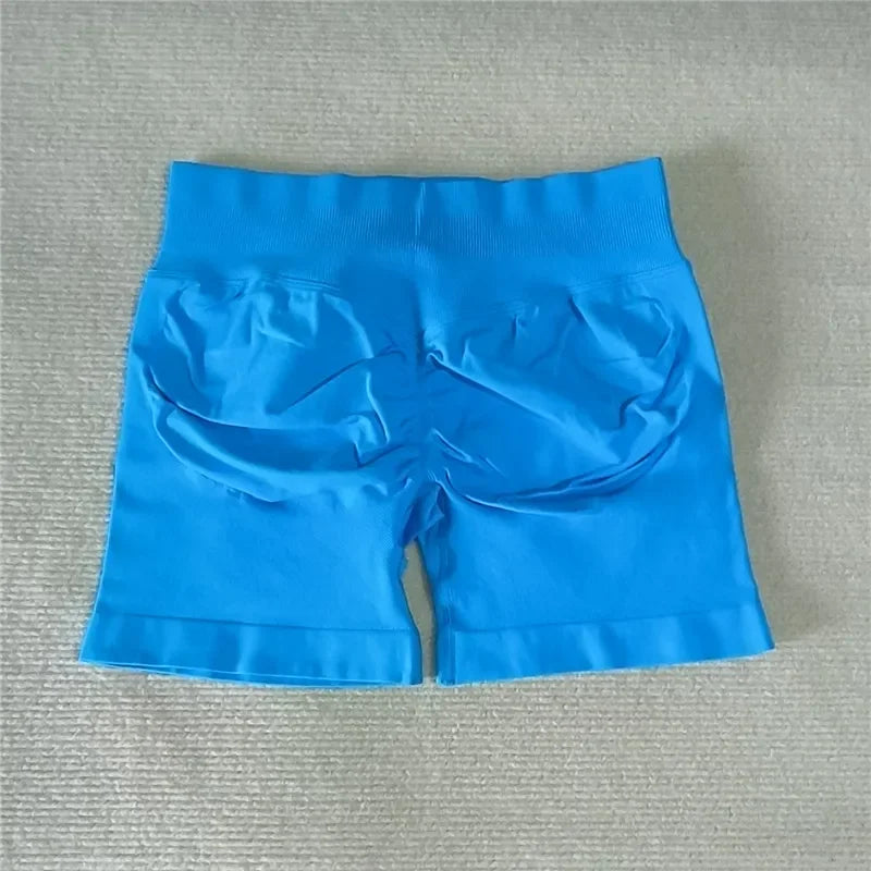 LEDP Seamless Gym Running Shorts For Women Biker Yoga Athleisure
