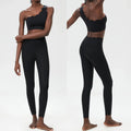 Two Piece Women's Fitness Yoga Set Quick Dry Breathable Sportswear