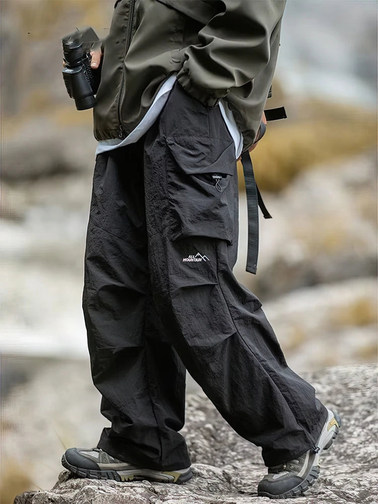 Men Waterproof Hiking Cargo Pants For Outdoor Adventure