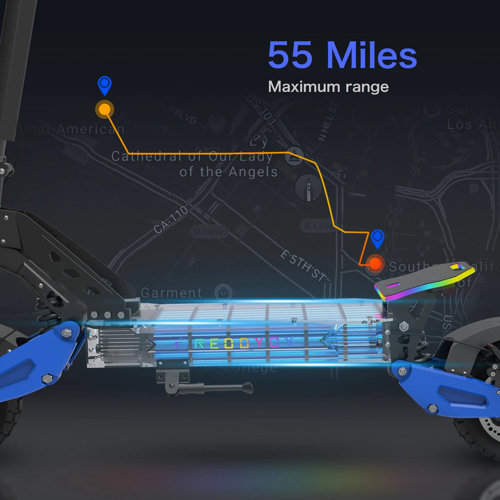 REDDYDY Electric Offroad Scooter 5000W Dual Motor