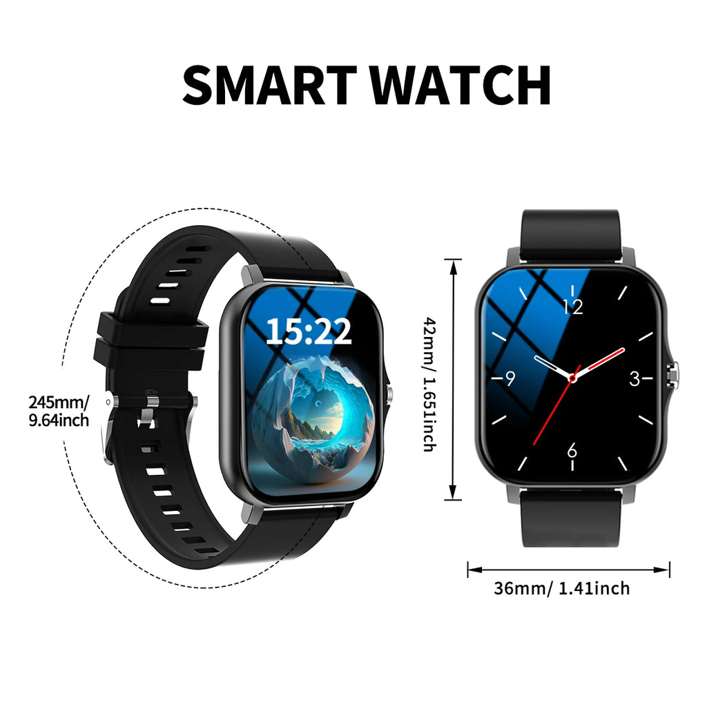 Smartwatch With Call Answer, Call Rejection, Android Iphone Compatible