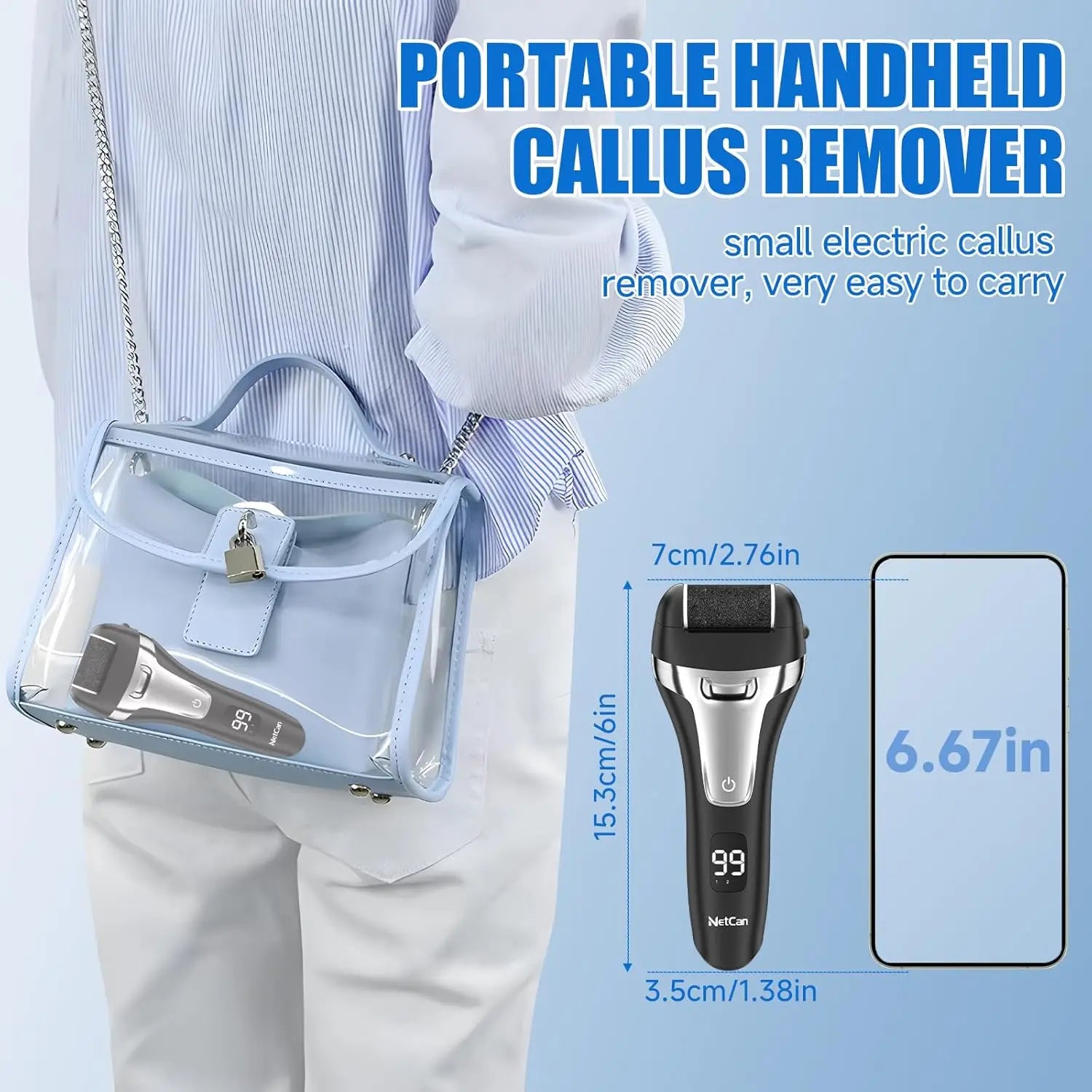 Electric Callus Remover 17 In 1 Pedicure Kit Rechargeable