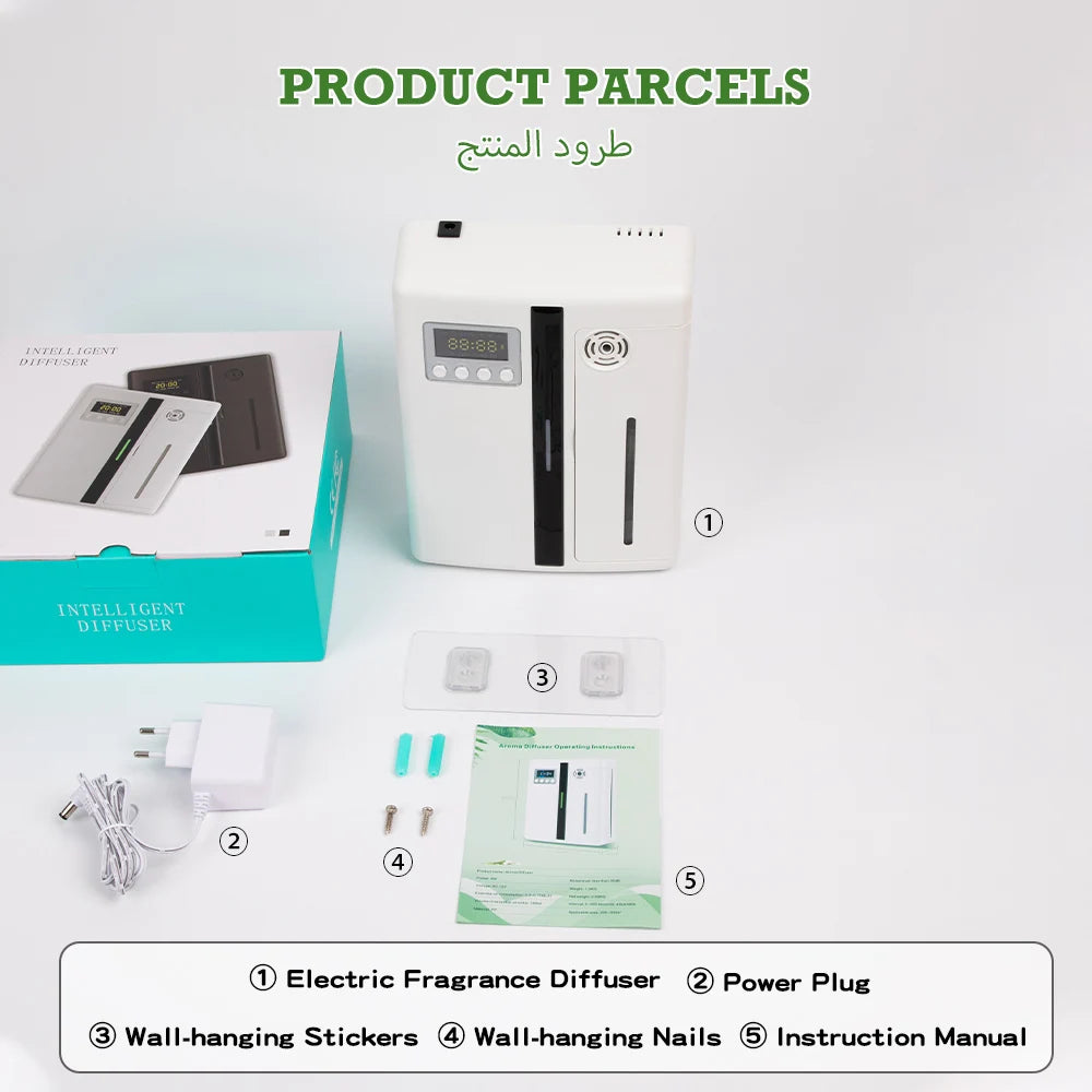 NAMSTE Fragrance Diffuser Coverage 300m³ Room Air Freshener Bluetooth Oil Diffuser Essential Oil Electric Smell for Home Perfume