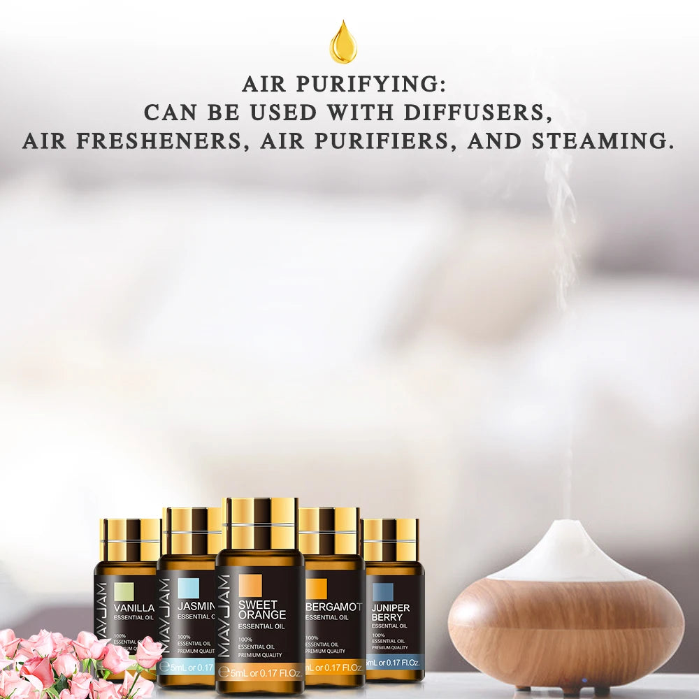 MAYJAM 28pcs LuxuriousTherapeutic PureNatural EssentialOils ForDiffuser Aromatherapy