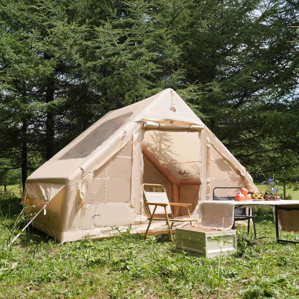 Pakicetus Inflatable Tent With Skylight Quick Setup Family Tent