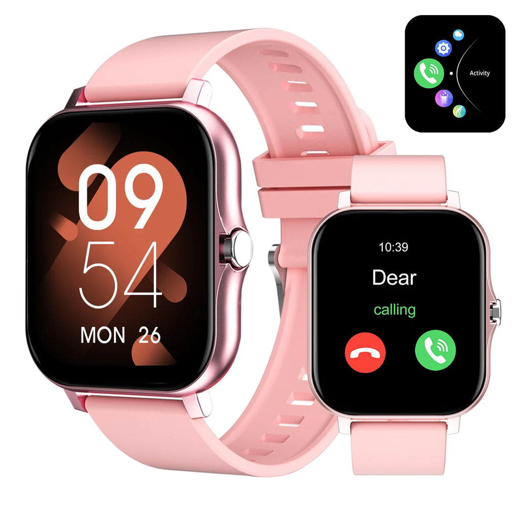 Smartwatch With Call Answer, Call Rejection, Android Iphone Compatible