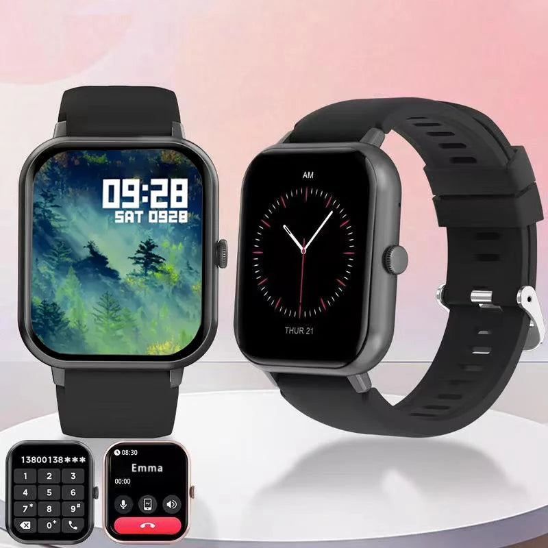 Smart Watch With Wireless Calling Music Messages Custom Watch Face