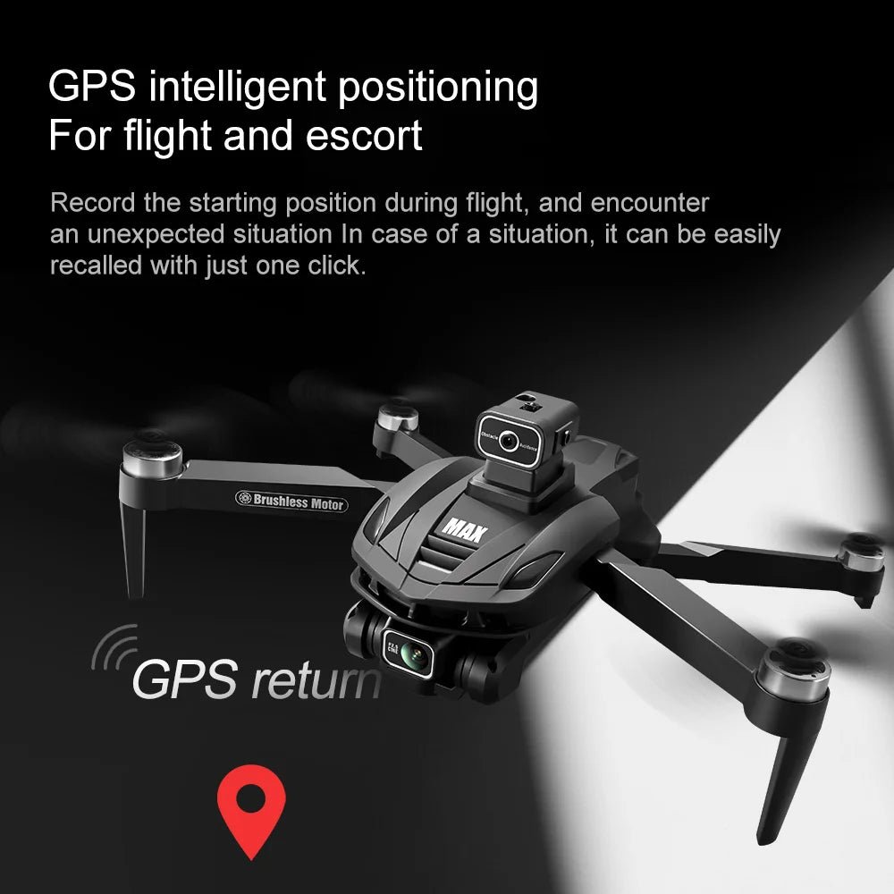 V168 Max Drone With Dual Cameras 5G WiFi FPV System