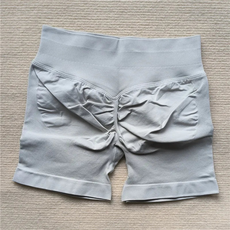 LEDP Seamless Gym Running Shorts For Women Biker Yoga Athleisure