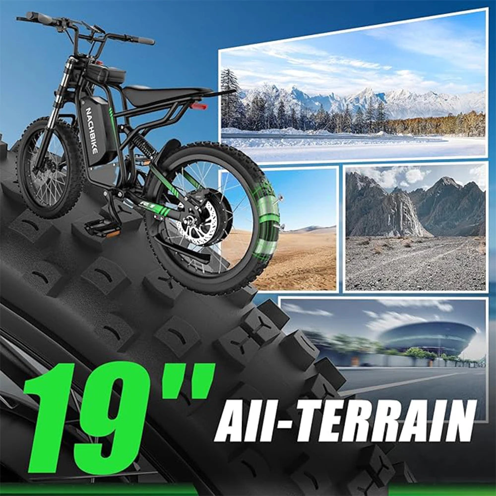 R3 60V 6000W Electric Dirt Bike With 25Ah Battery And Suspension
