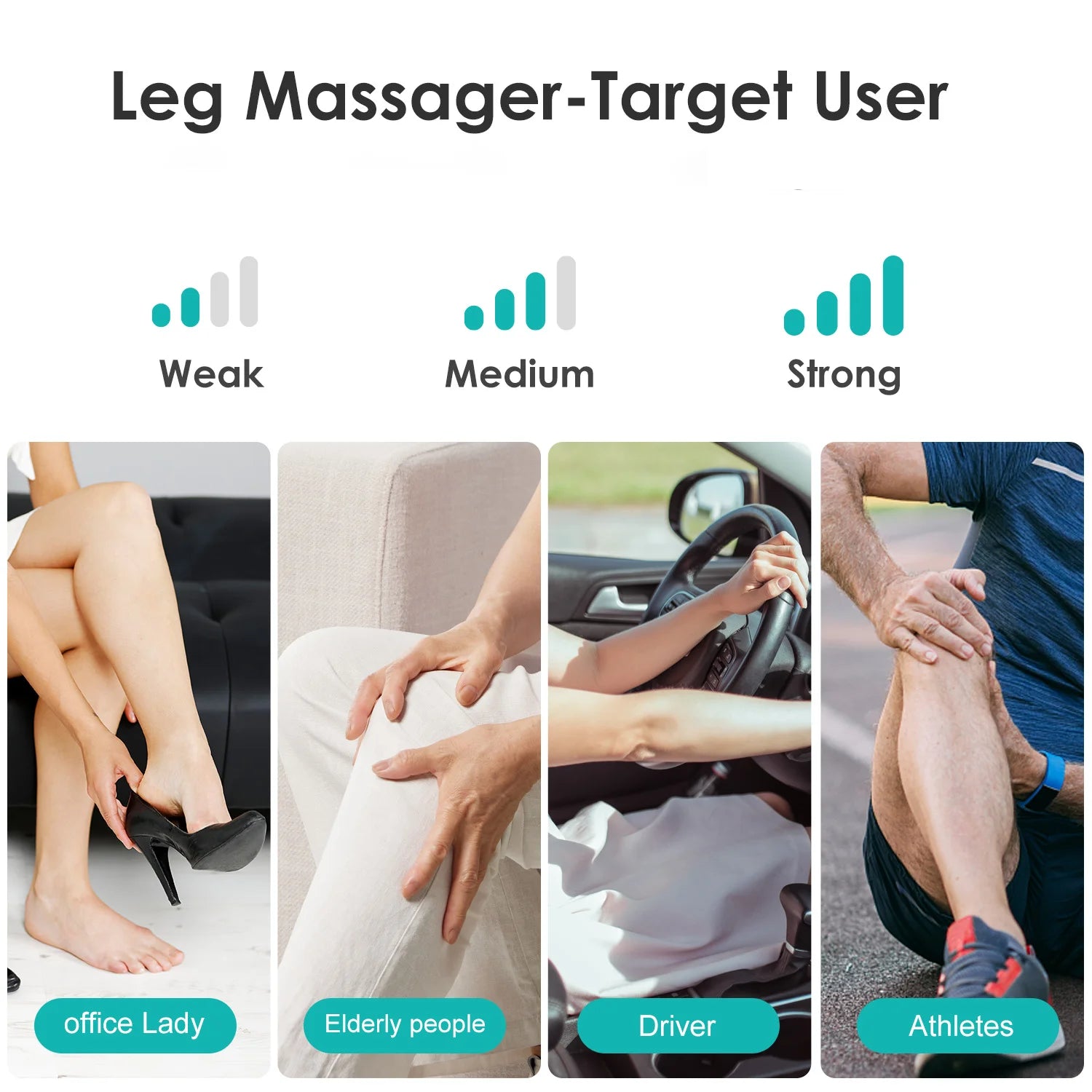 Sejoy Leg Air Compression Massager For Foot Calf Thigh