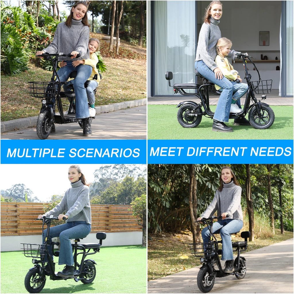 EILLEO SPACEWALK 36V Electric Scooter For Adults With Three Seats