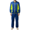 Men s 2 Piece Tracksuit Set with Long Sleeve Sweatshirt and Contrast Color Pants for Training and Active Wear
