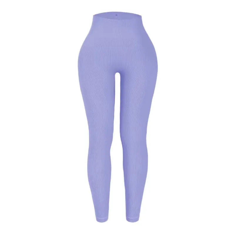Seamless Knitted Yoga Pants For Women High Waisted Nylon Leggings