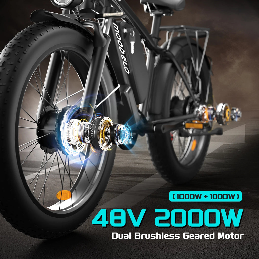 Moobelo M1 2000W Dual-Motor Electric Bicycle CE Certified