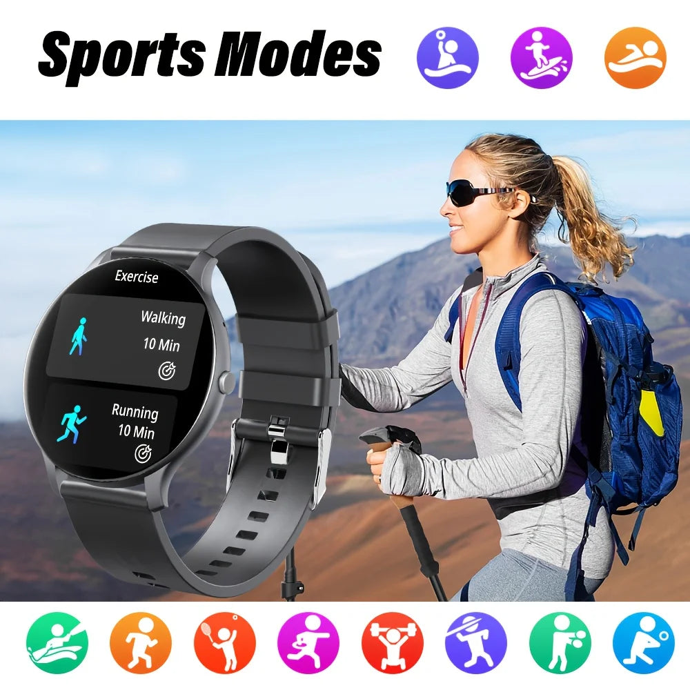 LAXASFIT Smart Watch 1.46 HD Screen Heart Rate Monitor IP68