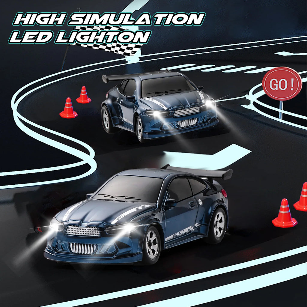 ANTSIR 2Point4G Desktop Mini HyperPerformanceEngineering Drift Car 4WD RemoteControl Model