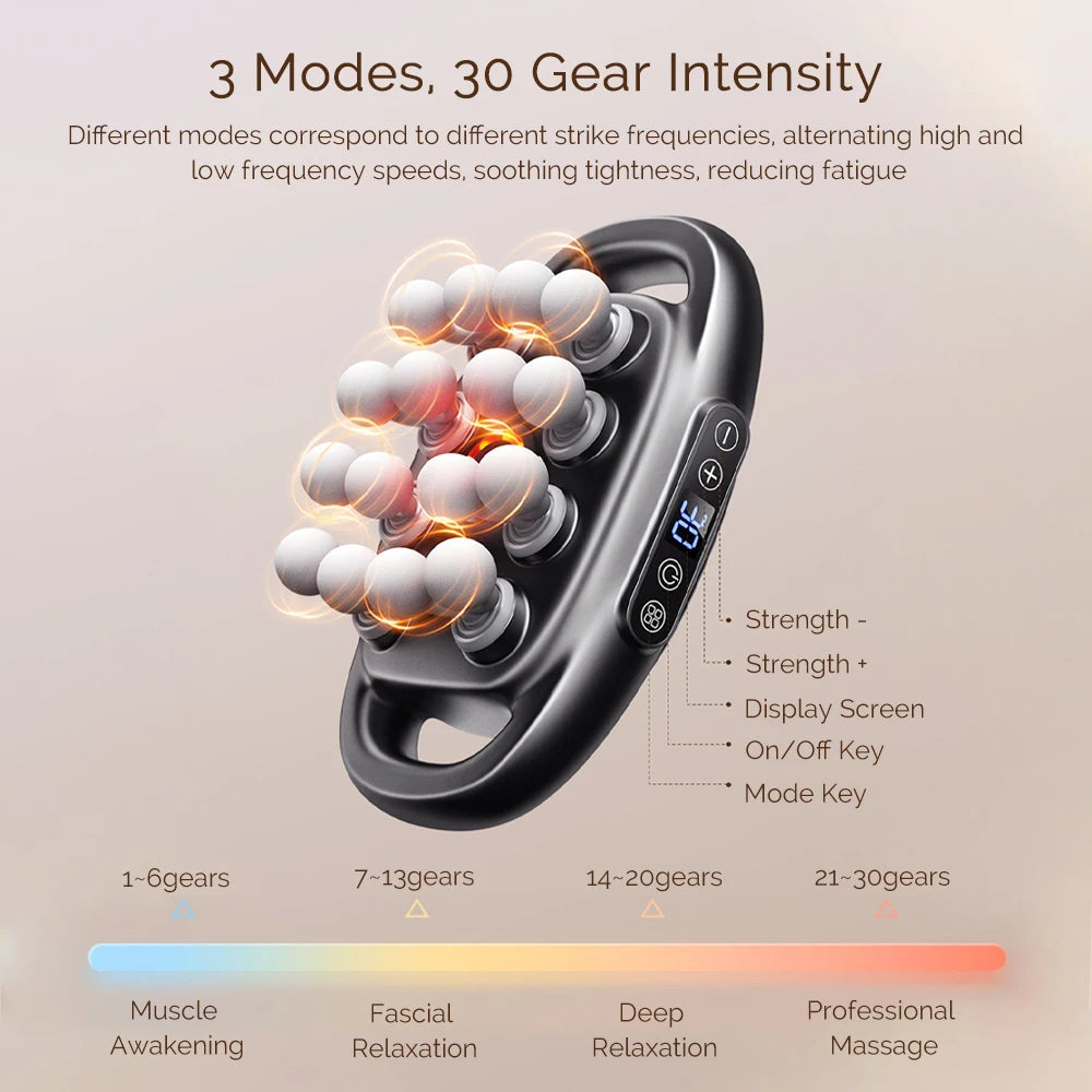 Foreverlily Fascia Gun Nine Mode High Frequency Massage