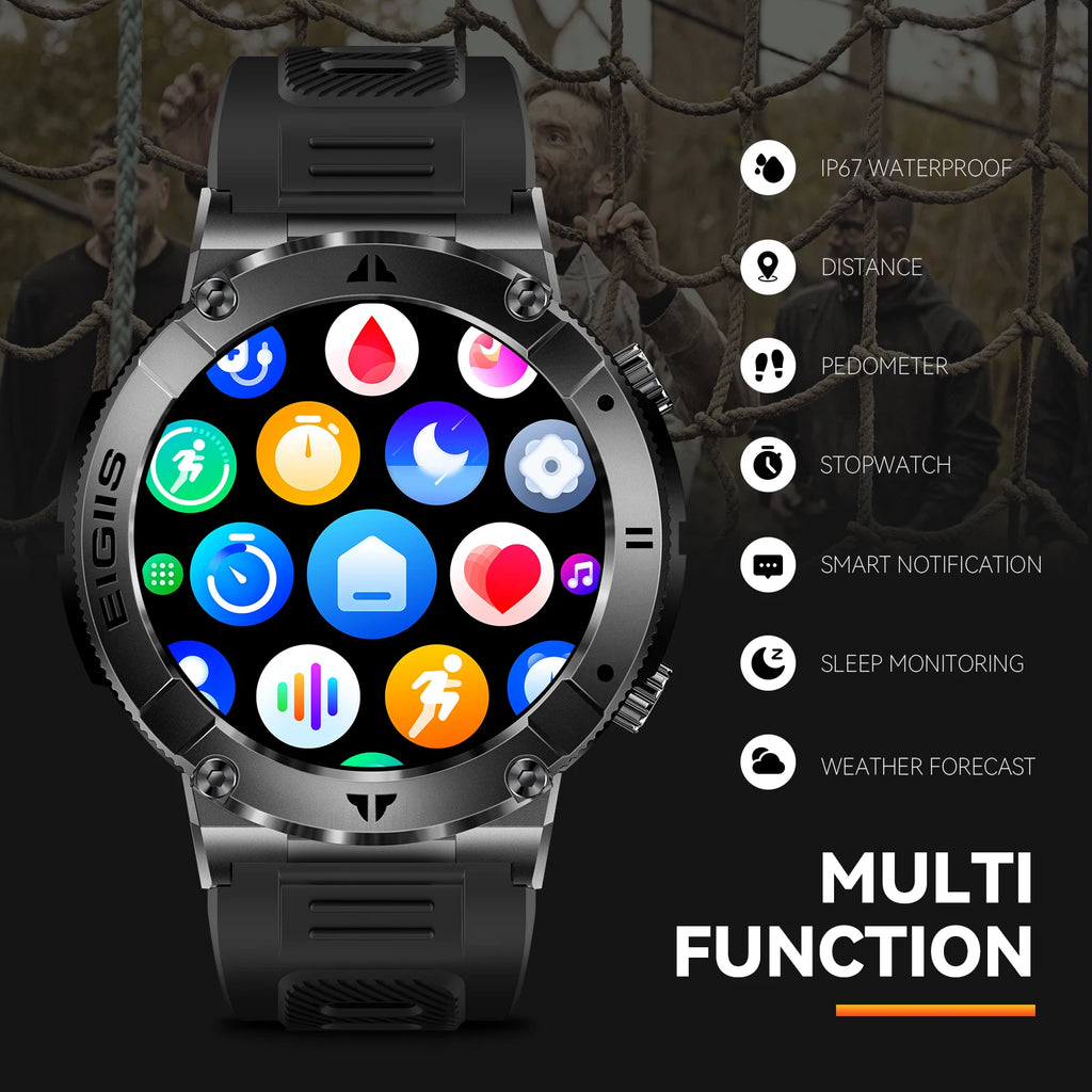 LaNikar Smart Watch TFT Display Bluetooth Call Blood Pressure Health Monitor