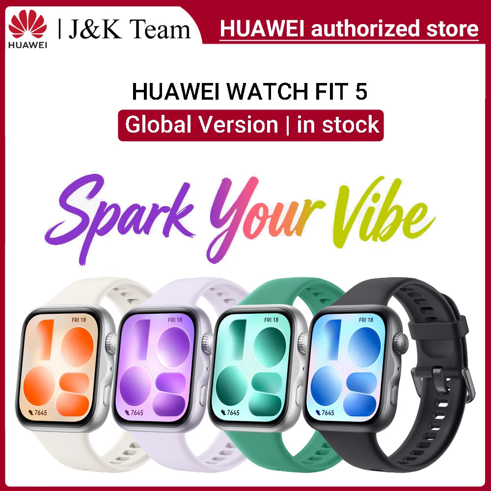 Huawei Watch Fit 5 Smartwatch With NFC GPS AMOLED Display