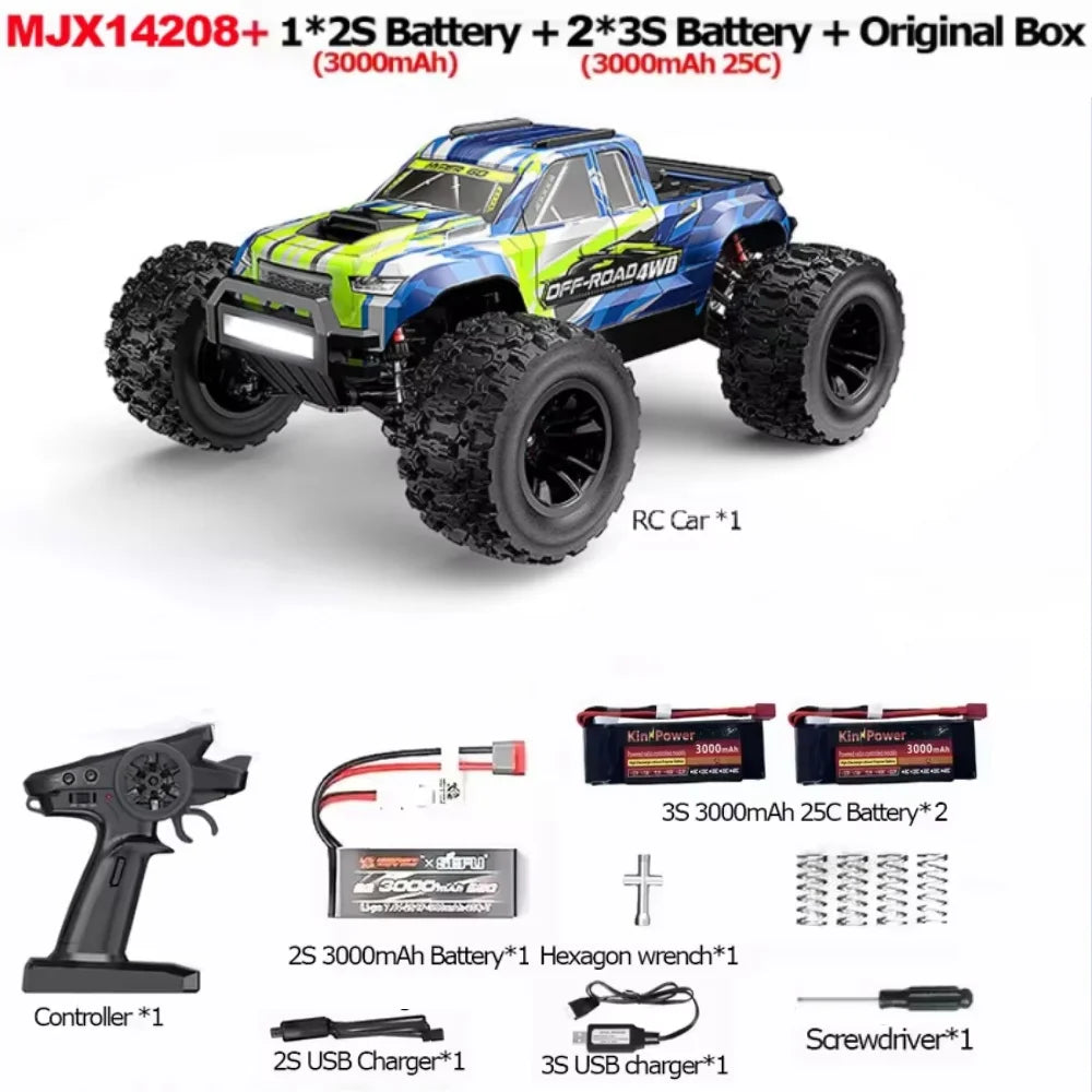 JIUSICE Hyper Go MJX 14208 RC Car 4WD Ultra Durable