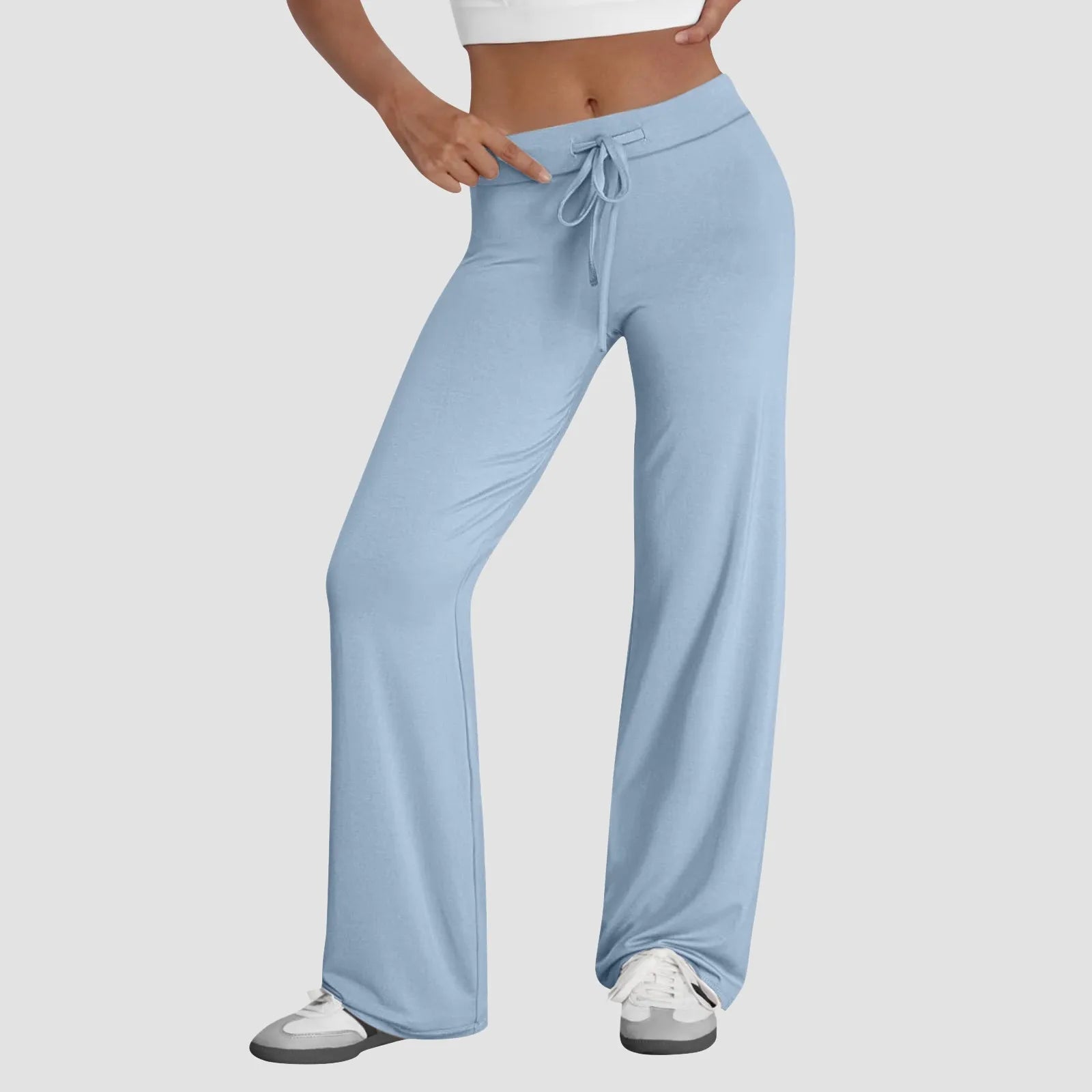 ZOMAXIUJEECN Womens Wide Leg Activewear Pants With Pockets
