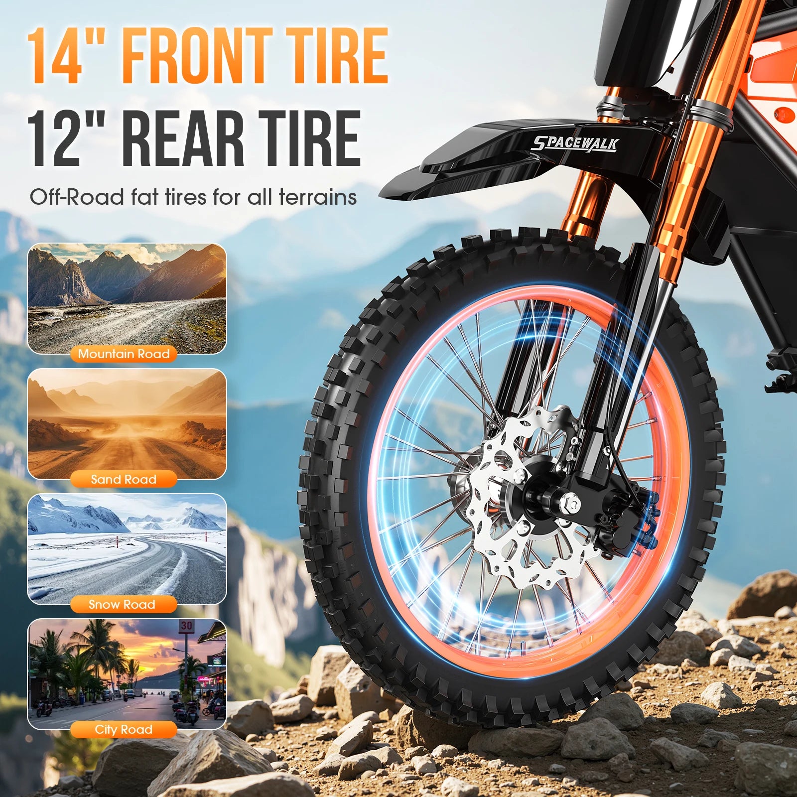 EILLEO SPACEWALK EB007 Electric Dirt Bike for Adults