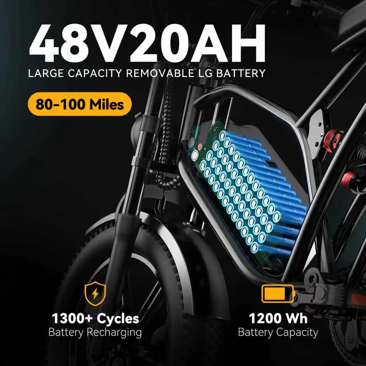 Aoango EK11 Fat Tire All-Terrain Outdoor Electric Bike