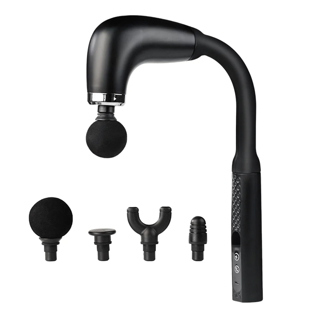 Electric Fascia Gun Massager Handheld Trigger Point Therapy Device For Fitness