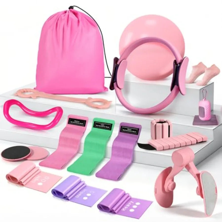 Yao Hui Huang Pilates Kit for Women 17-Piece Ring Set