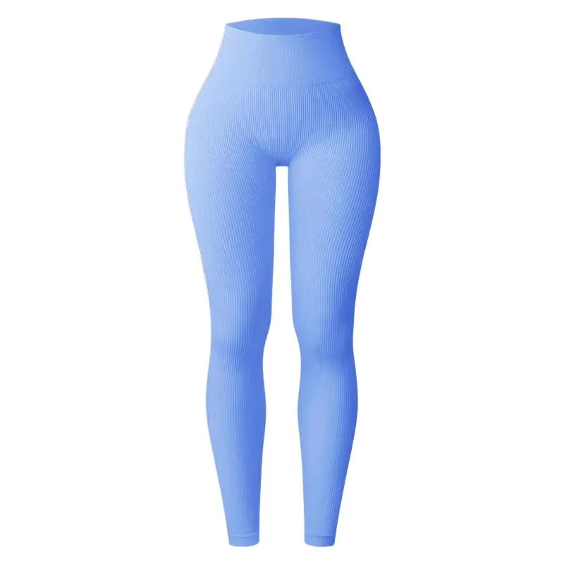 Seamless Knitted Yoga Pants For Women High Waisted Nylon Leggings