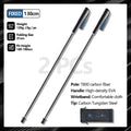 OKHEALINGCN Carbon Fiber Collapsible Telescopic Trekking Poles