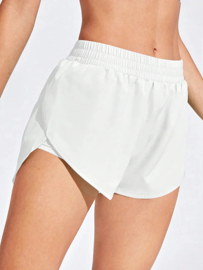 Yoga Shorts Women Fitness Elastic Running Short Leggings