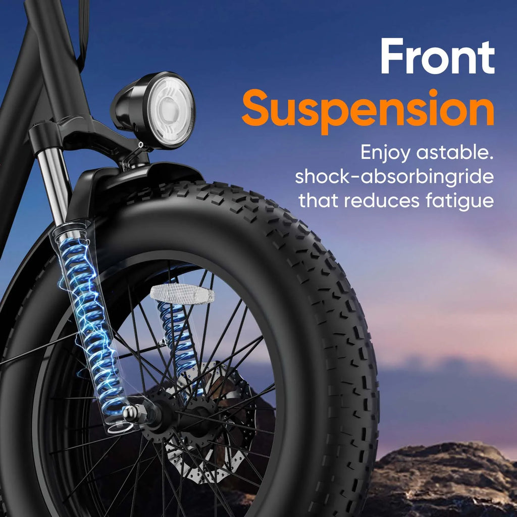 URLIFE E20PRO All-Terrain Fat Tire Electric Bike 1500W Motor 48V