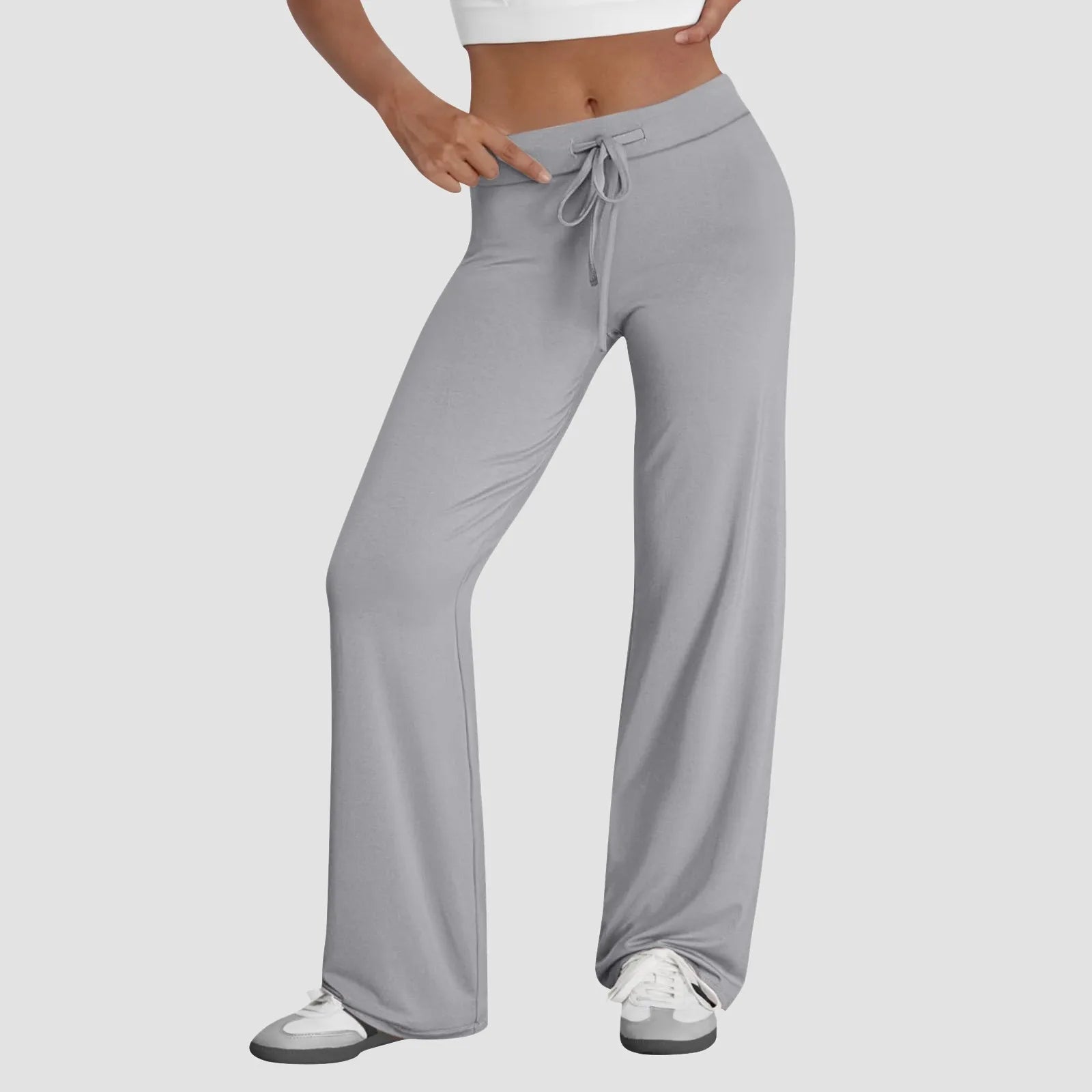 ZOMAXIUJEECN Womens Wide Leg Activewear Pants With Pockets