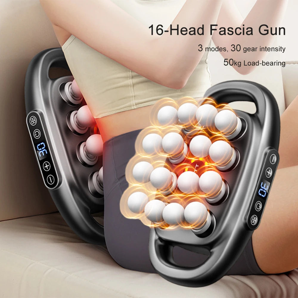 Foreverlily Fascia Gun Nine Mode High Frequency Massage