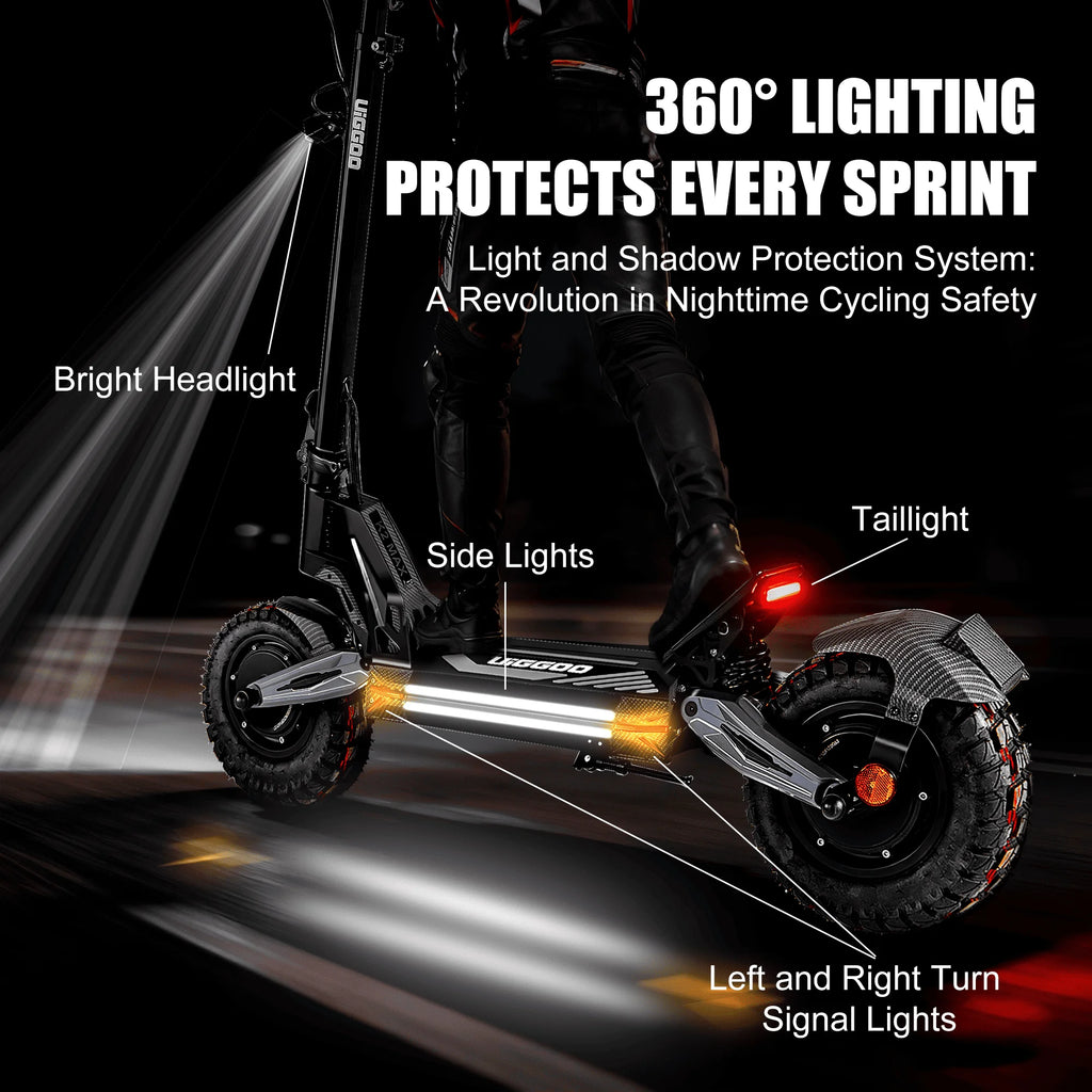 EOEOTWO Dual 4000W Electric Scooter 60V 27Ah Heavy Duty