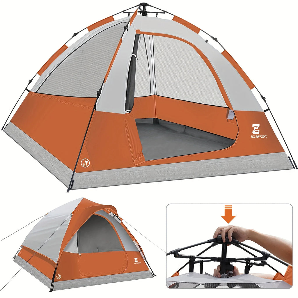 Unp Pop Up Camping Tent Instant Setup With Rain Fly Waterproof