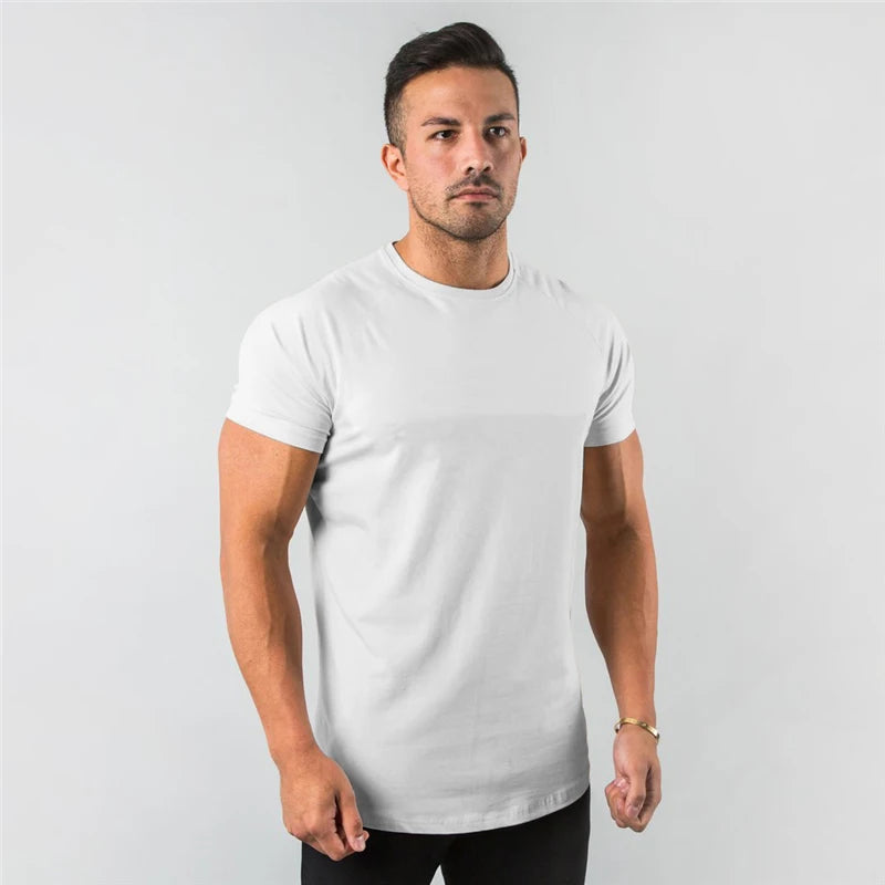 Mens Fitness Tee Short Sleeve Gym Shirt