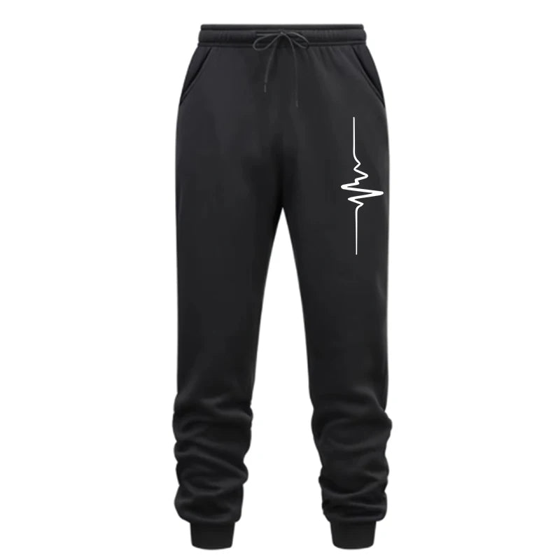 Men's Autumn Winter Tracksuit Hoodie Sweatpants Set