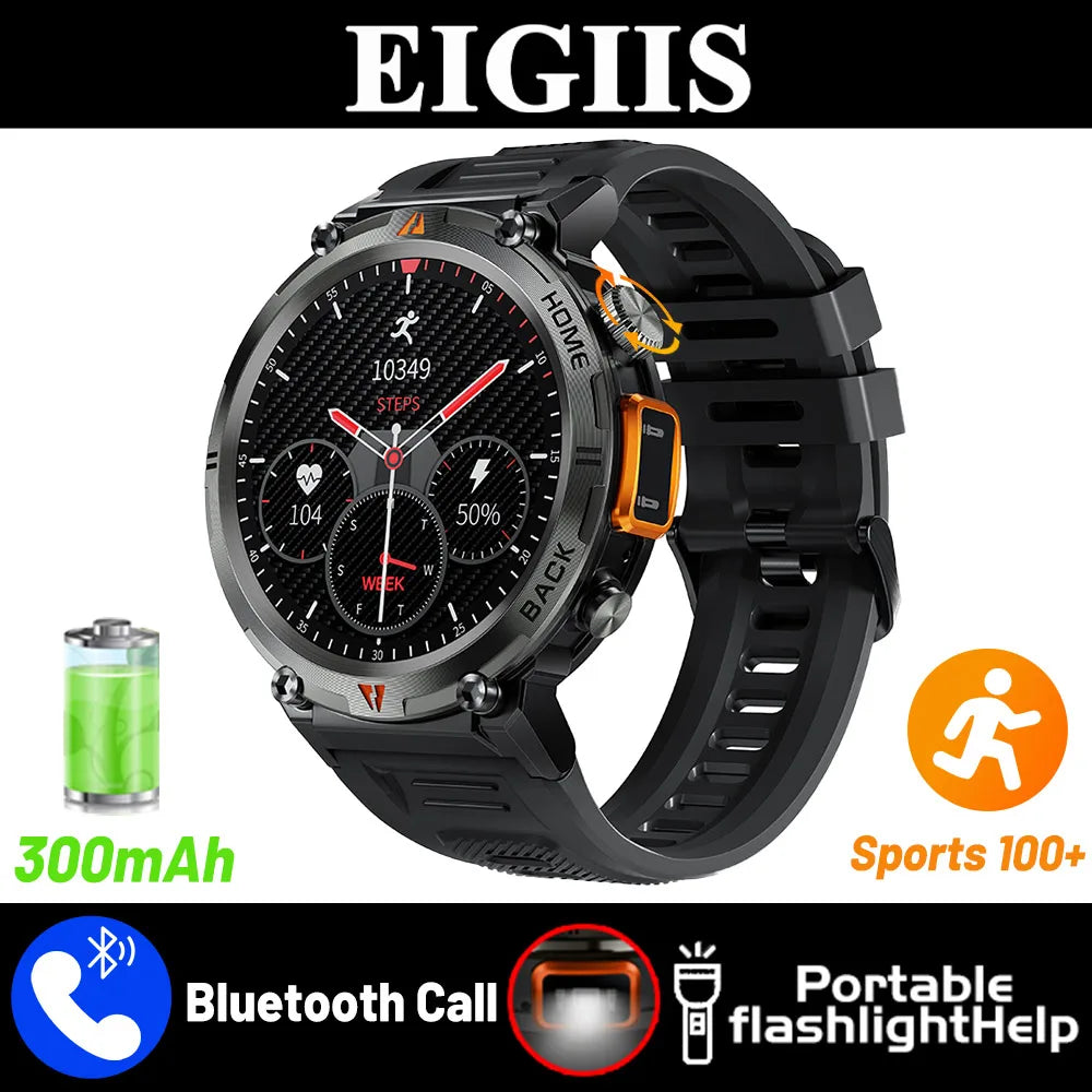 EIGIIS KE3 Smartwatch Bluetooth Call And Heart Rate Monitor