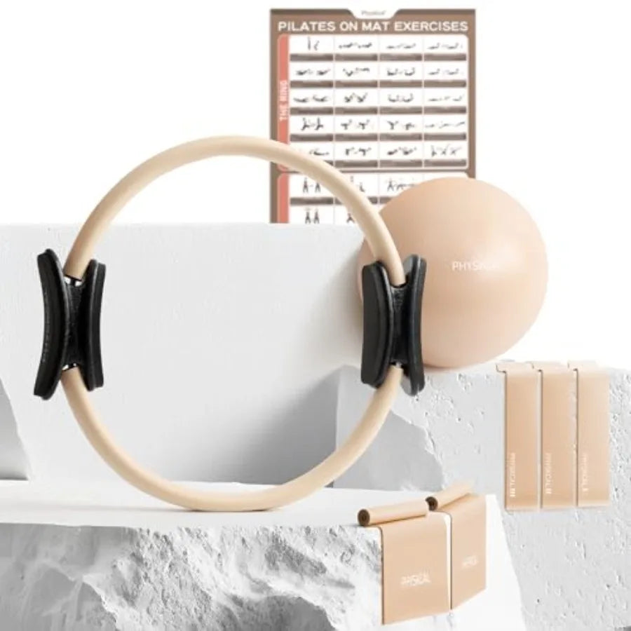 YAO HUI HUANG Pilates Ring Core Ball Kit Home Workouts