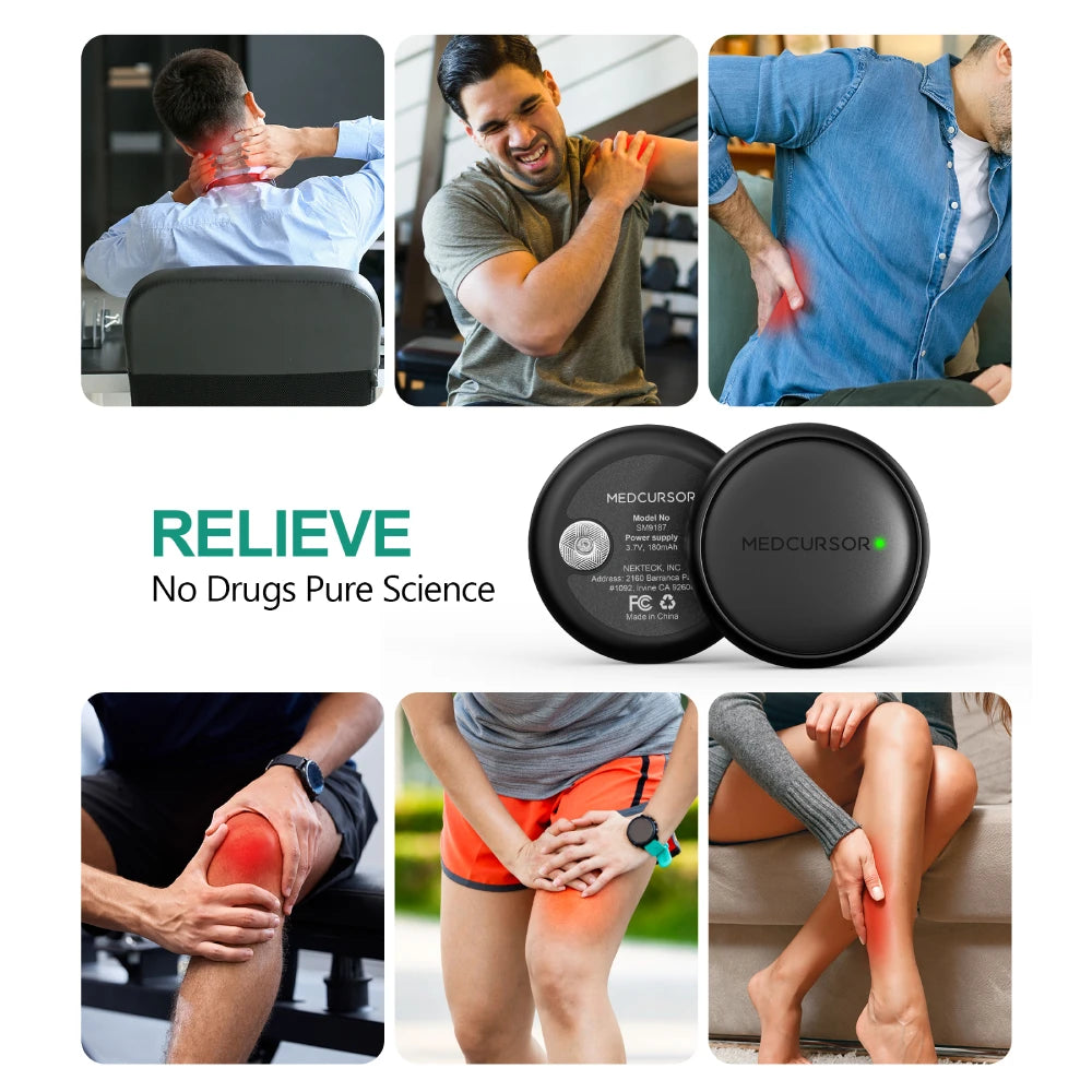 3-in-1 TENS EMS Wireless Dual Channel Muscle Stimulator App Control