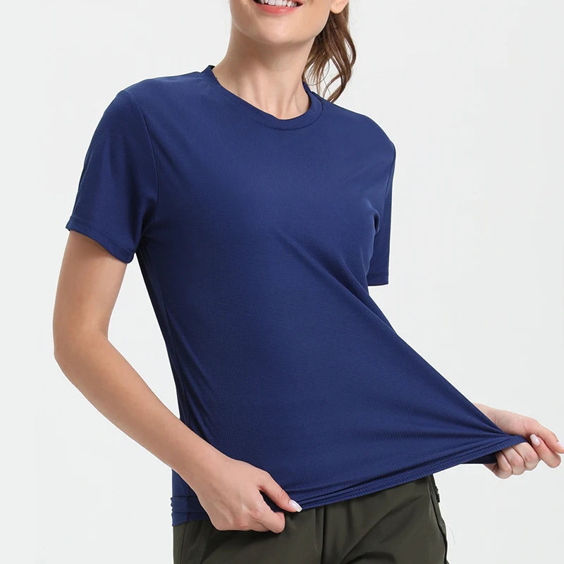 Ultralight Quick Dry Womens Sport T Shirt Breathable Running Top