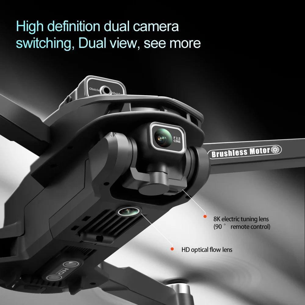 V168 Max Drone With Dual Cameras 5G WiFi FPV System