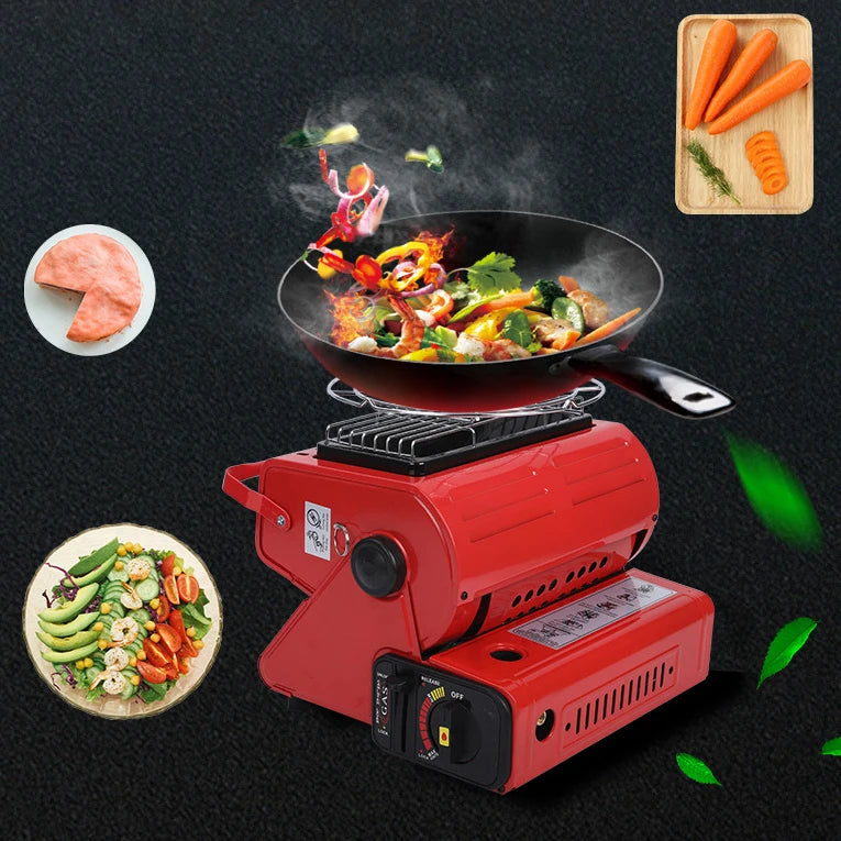 Camping Emergency Butane Heater Double Heat Source For Outdoor Survival