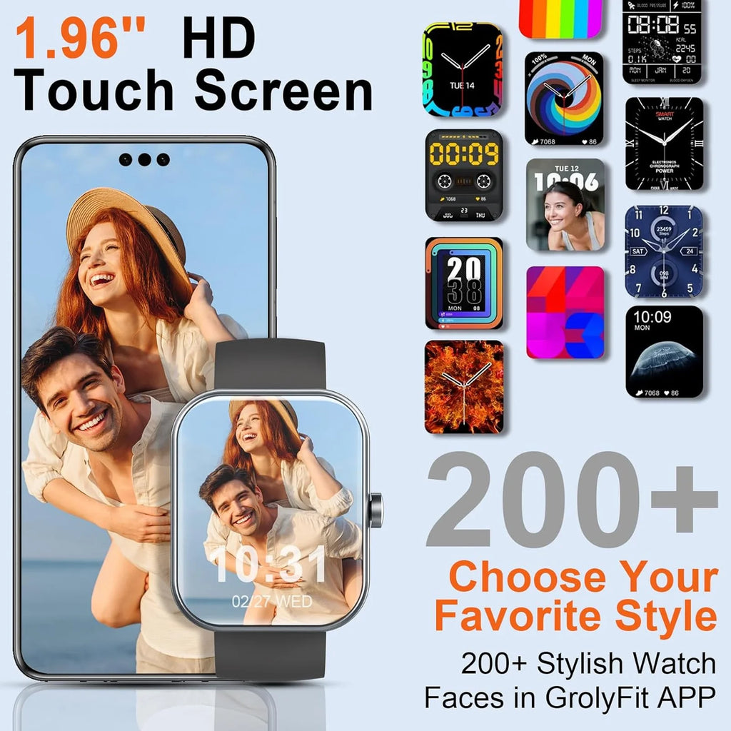 Smart Watch With Calls And 100 Sport Modes IP68 Waterproof