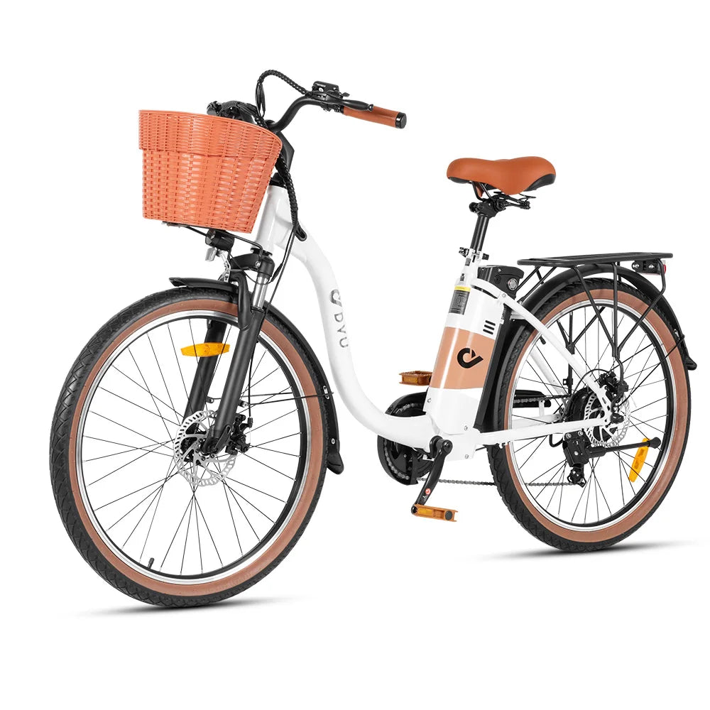 DYU C6 Pro Electric Bicycle TwoHundredFiftyWatt City EBike 36V Battery