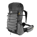 Night Cat Internal-Frame Hiking Backpack with Roll Top Rain Cover