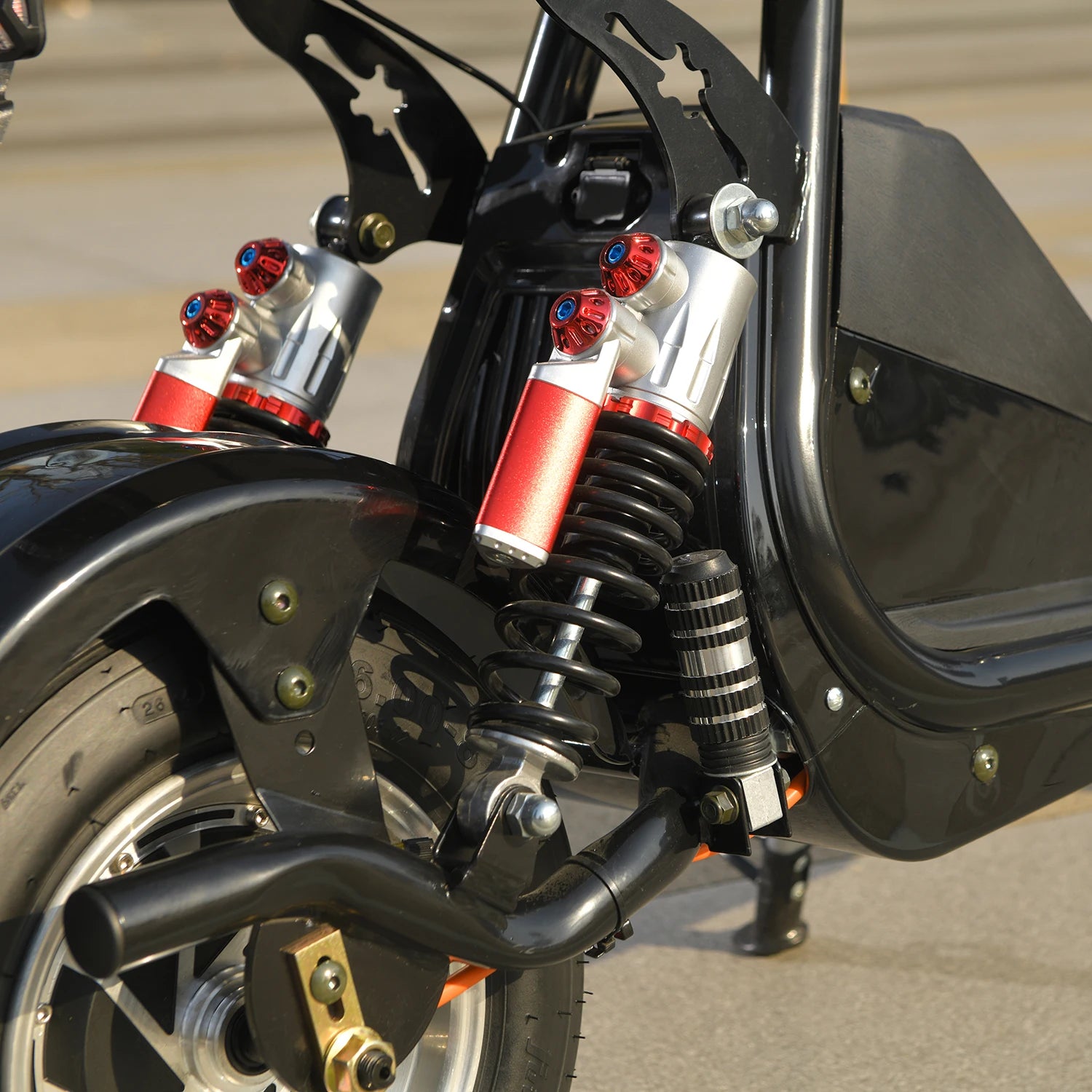 US Warehouse 2000W Electric Scooter With Front And Rear Suspension Fat Tires